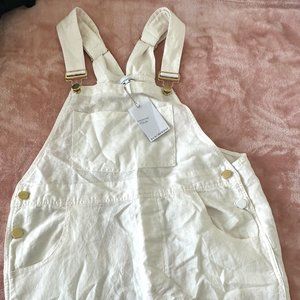 WEWOREWHAT Basic Linen Overalls